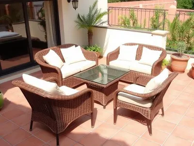 Outdoor patio set with cushions for sale in Antigua & Barbuda